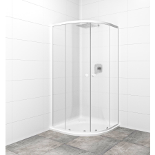  Zuhanysarok negyedkör 90x90 cm SAT Project SIKOMUS90CH0 kád, zuhanykabin