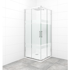  Zuhanysarok négyzet 80x80 cm SAT TEX SATBKTEXQ80CRS kád, zuhanykabin