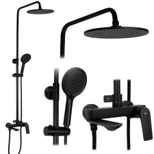  Zuhanyszett REA AVALON BLACK fürdőkellék