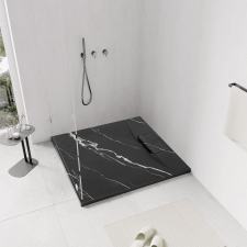  Zuhanytálca Bazalt CARRARA BLACK 90x90 kád, zuhanykabin