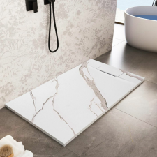  Zuhanytálca Bazalt CARRARA WHITE 90x120 kád, zuhanykabin