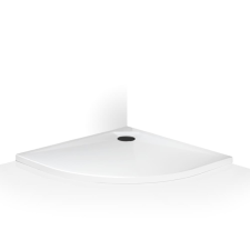  Zuhanytálca negyedkörös Roth 100x100 cm öntött márvány fehér MANRO1001002E kád, zuhanykabin