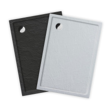 Zuhanytálca négyszögletes Roth 90x80 cm akrilát antracit 8000316 kád, zuhanykabin