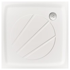  Zuhanytálca négyzet Ravak 100x100 cm öntött márvány fehér XA03AA01010 kád, zuhanykabin