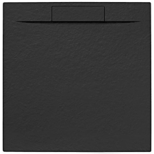  Zuhanytálca négyzet SAT Fusion 90x90 cm öntött márvány Grafito  SATFU9090G kád, zuhanykabin