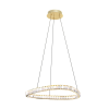 ZUMA Athesa arany-átlátszó LED kristály függesztett lámpa (ZU-MD3169-1-3GT) LED 1 izzós IP20