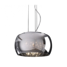 ZUMA Crystal átlátszó króm függesztett lámpa (ZU-P0076-03E) G9 3 izzós IP20 világítás