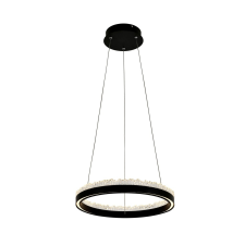ZUMA Regi fekete LED függesztett lámpa (ZU-PD2304400R-MB) LED 1 izzós IP20 világítás