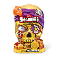 Zuru Smashers meglepetésfigura, Dino Island, Gold Treasure Hunt játékfigura