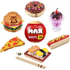 Zuru Toys Zuru Max Prémium Snacks kollekció 225 darabos építőjáték készlet (83186GQ1) kreatív és készségfejlesztő