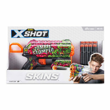 Zuru X-Shot: Excel Skins Menace Flux – Zombie Stomper szivacslövő pisztoly katonásdi