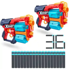 Zuru X-Shot Xcess 2db játék szivacslövő forgótáras fegyver 36db lövedékkel katonásdi