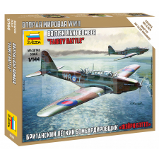 Zvezda British Light Bomber &#039;Fairey Battle&#039; makett 1:144 (6218Z) makett