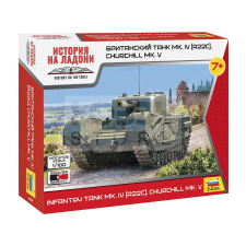 Zvezda Churchill Tank Mk. V 1:100 makett (6294Z) makett