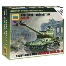  Zvezda IS-2 Stalin Military small set  1:100 makett harcjármű (6201) makett