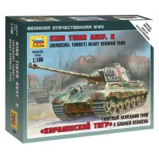 Zvezda Sd. Kfz. 182 King Tiger Henschel 1:100 (6204) makett
