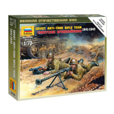  Zvezda Soviet Anti-Tank Rifle Team 1941-1943 1:72 (6135) makett