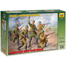  Zvezda Soviet Infantry Platoon Kursk WWII 1:72 (8077) makett