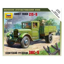  Zvezda Soviet Military 3 Ton Truck ZIS-5 1:100 (6124) makett