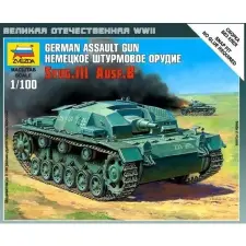  Zvezda Sturmgeschütz III Ausf.B 1:100 (6155) makett