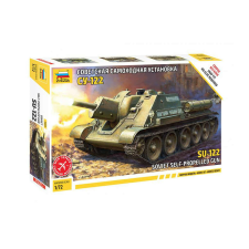  Zvezda SU-122 Soviet Tank Destroyer  1:72 makett harcjármű (5043) makett