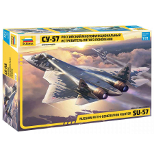  Zvezda Sukhoi SU-57 1:72 makett repülő (7319) makett