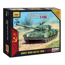 Zvezda T-72 Mini kit Modern makett 1:100 (7400Z) makett