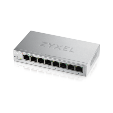 ZyXEL GS1200-8 Web Managed Gigabit Switch - Ezüst hub és switch
