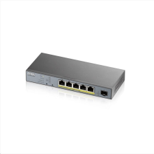ZyXEL GS1350-6HP 6 Portos 10/100/1000 Switch (GS1350-6HP-EU0101F) hub és switch