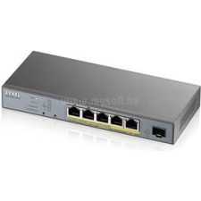 ZyXEL GS1350-6HP Smart Managed CCTV PoE Switch (GS1350-6HP-EU0101F) hub és switch