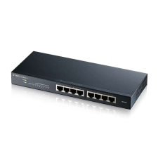 ZyXEL GS1900-8 Vezérelt L2 Gigabit Ethernet (10/100/1000) Fekete hub és switch