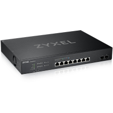 ZyXEL switch 10x10gpbs (8xpoe) + 2xgigabit sfp+, menezdselhető ra... hub és switch