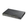 ZyXEL Switch 48x1000Mbps POE + 4x Gigabit Combo Hybrid mode, Standalone or Nebulaflex Smart menedzselhető (375W) (GS192048HPV2-EU0101F)
